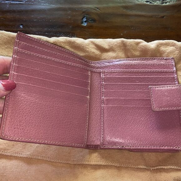 Gucci Vintage Wallet Pink and gold details - Picture 3 of 6